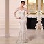 Image result for Wedding Dresses with Draped Lace Sleeves