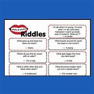 Image result for Middle School Riddles Printable