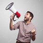 Image result for Person Screaming at a Megaphone