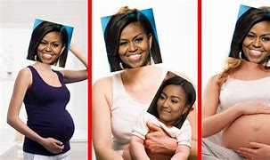 Image result for Michelle Obama Pregnancy Pictures