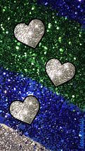 Image result for Green Glitter Heart