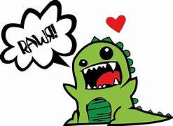 Image result for Cute Dragon Saying Rawr