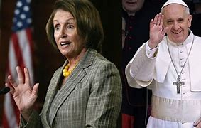 Image result for Nancy Pelosi and the Pope Rosary