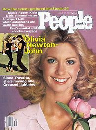 Image result for Olivia Newton-John On the Cover of a Magazine