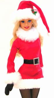 Image result for Barbie Santa Doll