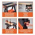 Image result for Pony 6-In W X 31.5-In H Plastic Work Bench In Black | 60300