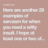 Image result for Sarcastic Insults Quotes