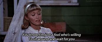 Image result for Grease Hopelessly Devoted GIF