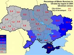 Image result for Russians in Ukraine Map