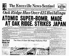 Image result for Atomic Bomb Newspaper