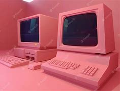 Image result for Retro Computer Desk