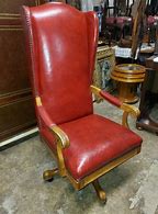 Image result for Red Leather Office Desk Chair