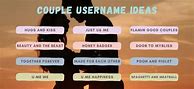 Image result for Cute Couple Username Ideas