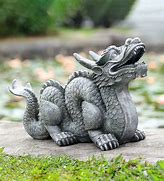 Image result for Outdoor Stone Garden Sculpture Dragon