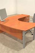 Image result for L-shaped Oak Desk