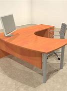 Image result for Modern L-shaped Executive Solid Wood Desk