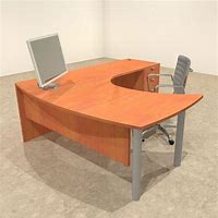 Image result for L-shaped Office Desk Stand Up
