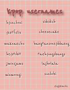 Image result for Aesthetic Kpop Username Ideas TXT