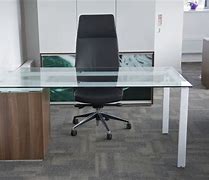 Image result for Furniture Executive Office Glass Desk