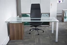 Image result for Glass Office Desk