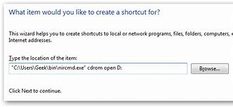 Image result for Shortcut to Eject CD Drive