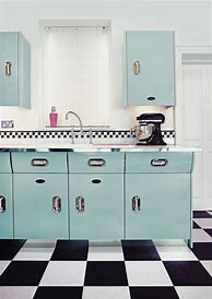 Image result for Vintage Style Kitchen Cabinets
