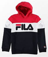 Image result for Red White and Blue Fila Hoodie