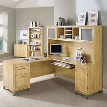 Image result for L-shaped Desk with Hutch IKEA