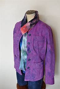 Image result for Purple Denim Jacket