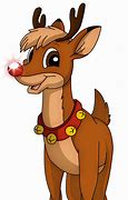 Image result for Santa and Rudolph Cartoon