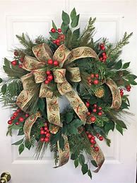 Image result for Christmas Door Wreaths DIY