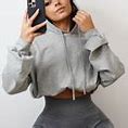 Image result for Cropped Hoodie Jacket