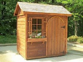 Image result for Small Wood Garden Shed