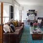 Image result for Dark Brown Leather Sofa Living Room