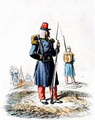 Image result for French Mexican War Uniforms