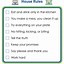 Image result for House Rules Printable Template