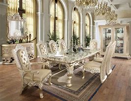 Image result for luxury dining table chairs