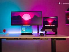 Image result for Variable Height Computer Desk