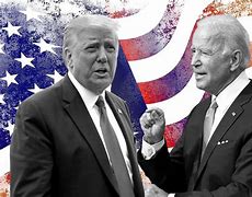 Image result for Trump and Biden Election Stand