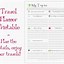 Image result for Work Travel Itinerary Template