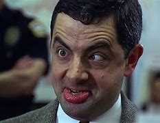 Image result for Mr Bean Weird Face