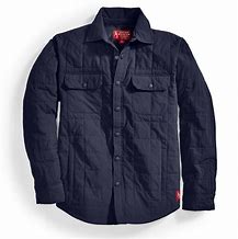 Image result for Men's Quilted Shirt Jacket