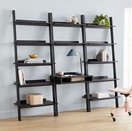 Image result for Leaning Desk with Shelves