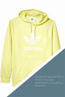 Image result for Yellow Adidas Hoodie White Stripe