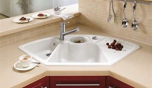 Image result for Corner Kitchen Sink