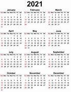 Image result for 2021 Full Calendar