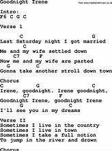 Image result for Goodnight Irene Lyrics