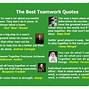Image result for Teamwork at Work Quotes
