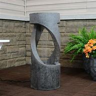 Image result for Lighted Contemporary Outdoor Fountains