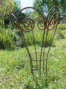 Image result for Outdoor Metal Plant Supports